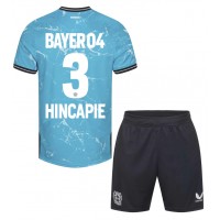 Dětský fotbalový dres Bayer Leverkusen Piero Hincapie #3 2023-24 Třetí Krátký Rukáv (+ trenýrky)